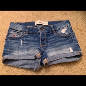 Medium Wash Jean Shorts